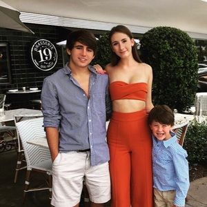 House of CB Orange Two Piece Pant Set